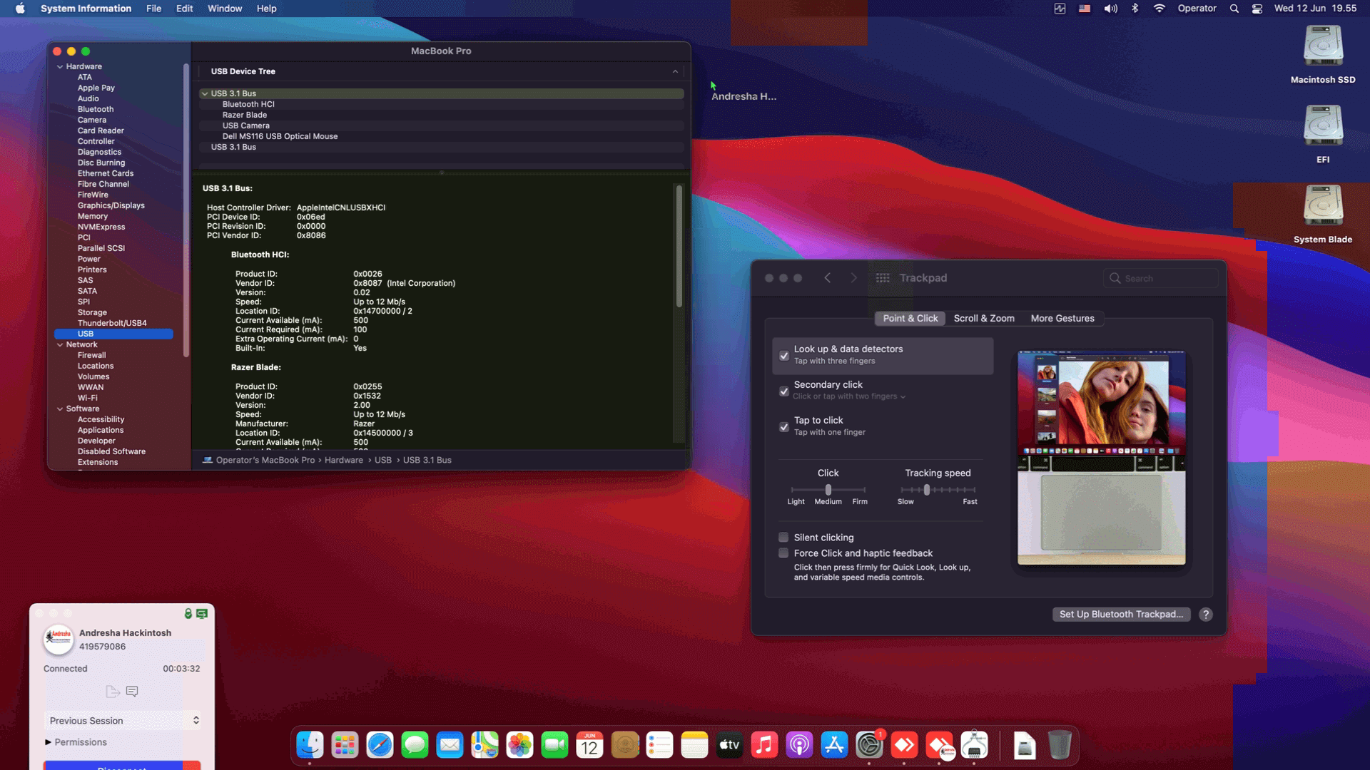 Razer Blade 15 RZ09 03287E72 4K [CometLake   Intel UHD 630 + I2C]   OpenCore 1
